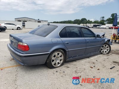 Trzecie zdjęcie samochodu z tyłu: 2001 BMW 740 IL VIN:WBAGH83431DP25006 - miniatura