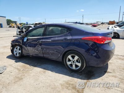 Drugie zdjęcie samochodu z przodu: 2013 HYUNDAI ELANTRA GLS VIN:5NPDH4AE9DH293045 - miniatura