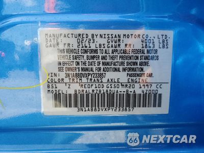 Zdjęcie 12 z 15 samochodu: 2023 NISSAN SENTRA SR VIN:3N1AB8DVXPY233857 - miniatura