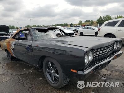 Czwarte zdjęcie samochodu z boku: 1969 PLYMOUTH ROADRUNNER VIN:RM23H9G163590 - miniatura