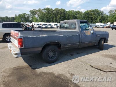 Trzecie zdjęcie samochodu z tyłu: 1989 DODGE D-SERIES D100 VIN:1B7FE06Y1KS178502 - miniatura