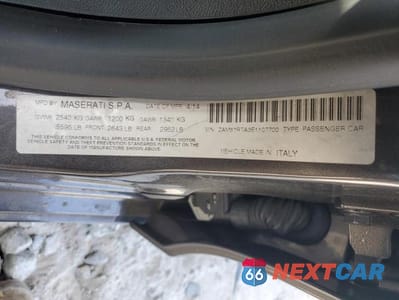 Zdjęcie 12 z 12 samochodu: 2014 MASERATI GHIBLI S VIN:ZAM57RTA3E1107700 - miniatura