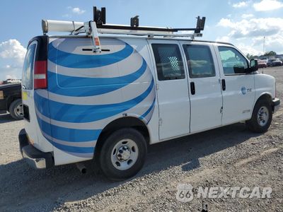 Trzecie zdjęcie samochodu z tyłu: 2014 CHEVROLET EXPRESS G2500 VIN:1GCWGFCAXE1914884 - miniatura