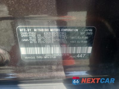 Zdjęcie 13 z 13 samochodu: 2024 MITSUBISHI RVR SE VIN:JA4AJVAW0RU601376 - miniatura