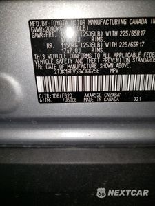 Zdjęcie 12 z 12 samochodu: 2025 TOYOTA RAV4 LE VIN:2T3K1RFV5SW366256 - miniatura
