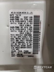 Zdjęcie 13 z 13 samochodu: 2011 NISSAN MURANO S VIN:JN8AZ1MW8BW156600 - miniatura
