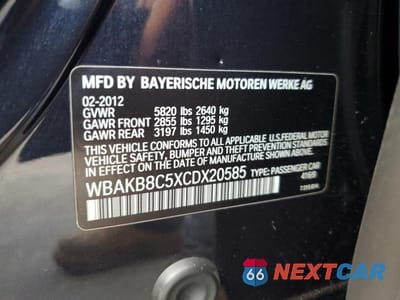 Zdjęcie 12 z 12 samochodu: 2012 BMW 750 LI VIN:WBAKB8C5XCDX20585 - miniatura