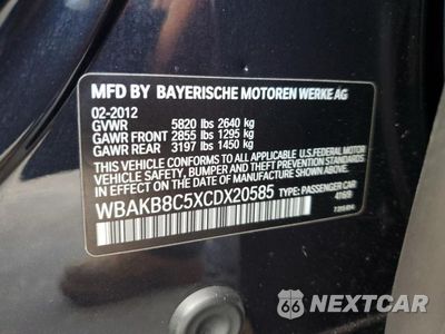 Zdjęcie 12 z 12 samochodu: 2012 BMW 750 LI VIN:WBAKB8C5XCDX20585 - miniatura