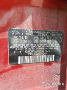 Zdjęcie 12 z 12 samochodu: 2016 HYUNDAI ELANTRA SE VIN:KMHDH4AE8GU597375 - miniatura