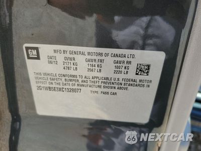 Zdjęcie 13 z 15 samochodu: 2012 CHEVROLET IMPALA LT VIN:2G1WB5E3XC1328077 - miniatura