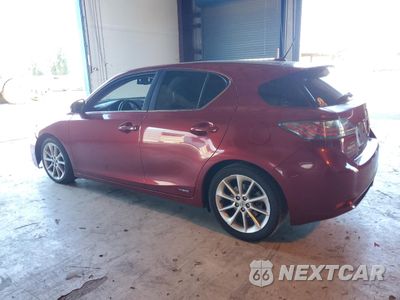 Drugie zdjęcie samochodu z przodu: 2012 LEXUS CT 200 VIN:JTHKD5BH7C2062905 - miniatura