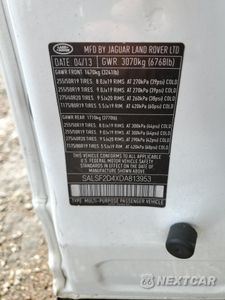 Zdjęcie 13 z 13 samochodu: 2013 LAND ROVER RANGE ROVER SPORT HSE VIN:SALSF2D4XDA813953 - miniatura