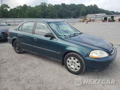 Czwarte zdjęcie samochodu z boku: 1998 HONDA CIVIC LX VIN:2HGEJ6672WH597846 - miniatura