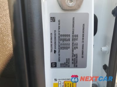Zdjęcie 13 z 14 samochodu: 2022 GMC YUKON SLT VIN:1GKS2BKD3NR193735 - miniatura