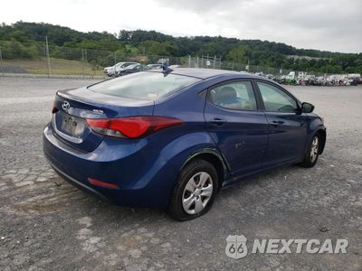 Trzecie zdjęcie samochodu z tyłu: 2015 HYUNDAI ELANTRA SE VIN:5NPDH4AE6FH548303 - miniatura