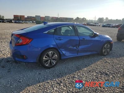 Trzecie zdjęcie samochodu z tyłu: 2016 HONDA CIVIC EXL VIN:19XFC1F78GE004715 - miniatura