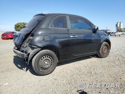 Trzecie zdjęcie samochodu z tyłu: 2012 FIAT 500 POP VIN:3C3CFFAR2CT104478 - miniatura