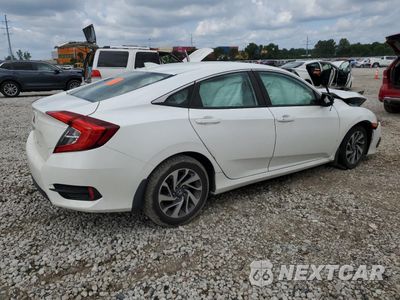 Trzecie zdjęcie samochodu z tyłu: 2018 HONDA CIVIC EX VIN:19XFC2F74JE005485 - miniatura