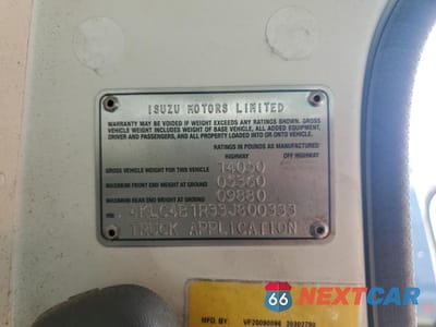 Zdjęcie 13 z 13 samochodu: 2003 ISUZU NPR HD 4X2 LOW TILT VIN:4KLC4B1R33J800333 - miniatura