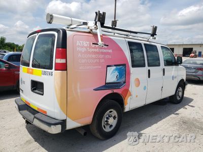 Trzecie zdjęcie samochodu z tyłu: 2014 CHEVROLET EXPRESS G2500 VIN:1GCWGFCAXE1159994 - miniatura