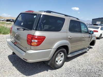 Trzecie zdjęcie samochodu z tyłu: 2002 TOYOTA SEQUOIA SR5 VIN:5TDZT34A52S108066 - miniatura