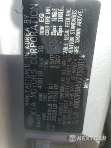 Zdjęcie 12 z 12 samochodu: 2018 KIA SOUL + VIN:KNDJP3A5XJ7509114 - miniatura