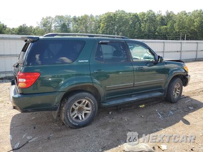 Trzecie zdjęcie samochodu z tyłu: 2004 TOYOTA SEQUOIA LIMITED VIN:5TDBT48A64S223327 - miniatura