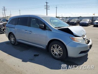 Czwarte zdjęcie samochodu z boku: 2013 HONDA ODYSSEY EXL VIN:5FNRL5H63DB078946 - miniatura