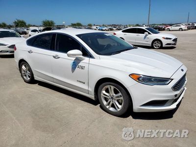 Czwarte zdjęcie samochodu z boku: 2018 FORD FUSION SE HYBRID VIN:3FA6P0LU5JR171824 - miniatura