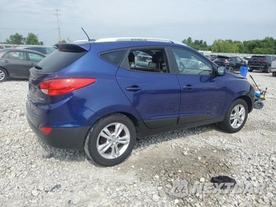 Trzecie zdjęcie samochodu z tyłu: 2010 HYUNDAI TUCSON GLS VIN:KM8JU3AC5AU096720 - miniatura
