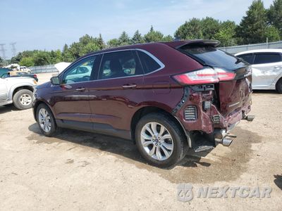 Drugie zdjęcie samochodu z przodu: 2022 FORD EDGE TITANIUM VIN:2FMPK4K98NBA72867 - miniatura