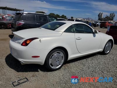Trzecie zdjęcie samochodu z tyłu: 2002 LEXUS SC 430 VIN:JTHFN48Y920028927 - miniatura
