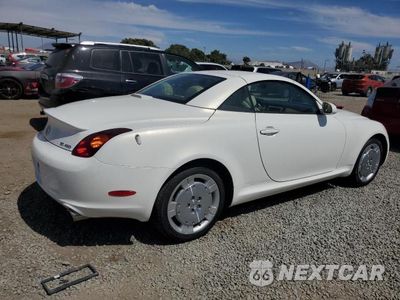 Trzecie zdjęcie samochodu z tyłu: 2002 LEXUS SC 430 VIN:JTHFN48Y920028927 - miniatura