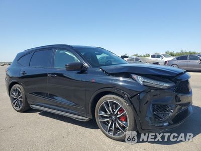 Czwarte zdjęcie samochodu z boku: 2024 ACURA MDX TYPE S ADVANCE VIN:5J8YD8H88RL000163 - miniatura