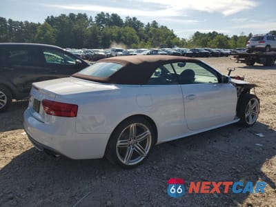 Trzecie zdjęcie samochodu z tyłu: 2013 AUDI S5 PRESTIGE VIN:WAUVGAFH4DN012551 - miniatura