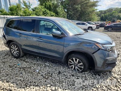Czwarte zdjęcie samochodu z boku: 2021 HONDA PILOT EXL VIN:5FNYF6H54MB031392 - miniatura
