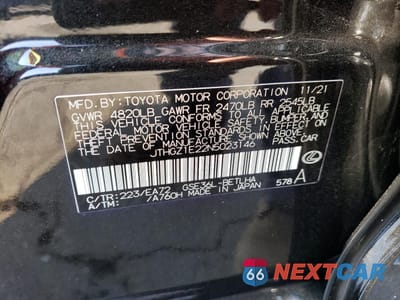 Zdjęcie 13 z 16 samochodu: 2022 LEXUS IS 350 F SPORT VIN:JTHGZ1E22N5023146 - miniatura