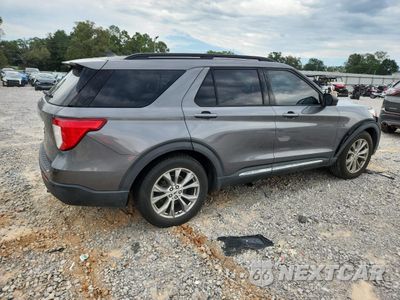 Trzecie zdjęcie samochodu z tyłu: 2021 FORD EXPLORER XLT VIN:1FMSK7DH3MGB39138 - miniatura