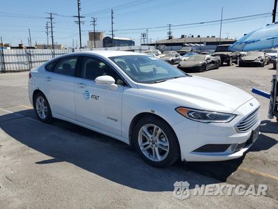 Czwarte zdjęcie samochodu z boku: 2018 FORD FUSION SE HYBRID VIN:3FA6P0LU9JR278732 - miniatura