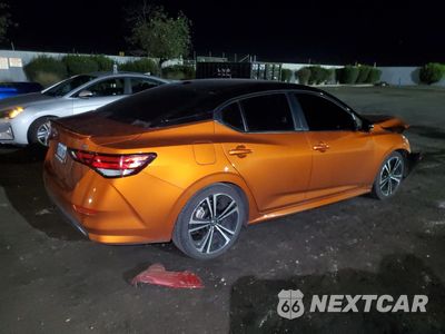Trzecie zdjęcie samochodu z tyłu: 2021 NISSAN SENTRA SR VIN:3N1AB8DV7MY327593 - miniatura