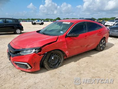 2019 HONDA CIVIC LX 2HGFC2F61KH606075 - główne zdjęcie licytacji z USA - miniatura