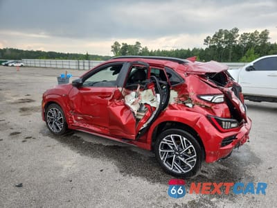 Drugie zdjęcie samochodu z przodu: 2022 HYUNDAI KONA N LINE VIN:KM8K33A38NU829811 - miniatura