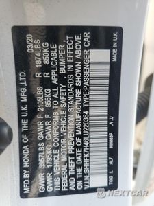 Zdjęcie 12 z 12 samochodu: 2020 HONDA CIVIC SPORT VIN:SHHFK7H46LU220364 - miniatura