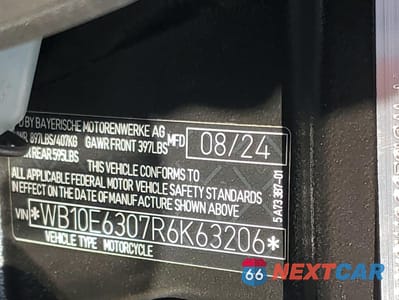 Zdjęcie 10 z 11 samochodu: 2024 BMW S 1000 RR VIN:WB10E6307R6K63206 - miniatura