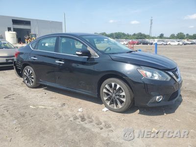 Czwarte zdjęcie samochodu z boku: 2019 NISSAN SENTRA S VIN:3N1AB7AP1KY397488 - miniatura