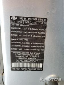 Zdjęcie 13 z 13 samochodu: 2010 LAND ROVER LR4 HSE VIN:SALAG2D42AA525753 - miniatura