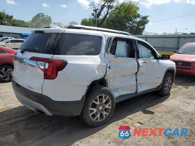 Trzecie zdjęcie samochodu z tyłu: 2021 GMC ACADIA SLT VIN:1GKKNULS4MZ209276 - miniatura