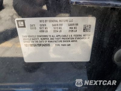 Zdjęcie 12 z 14 samochodu: 2013 CHEVROLET MALIBU LS VIN:1G11B5SA7DF242605 - miniatura