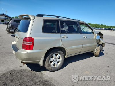 Trzecie zdjęcie samochodu z tyłu: 2001 TOYOTA HIGHLANDER VIN:JTEHF21A510015823 - miniatura