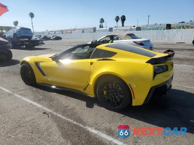 Drugie zdjęcie samochodu z przodu: 2019 CHEVROLET CORVETTE Z06 3LZ VIN:1G1YT3D68K5609085 - miniatura